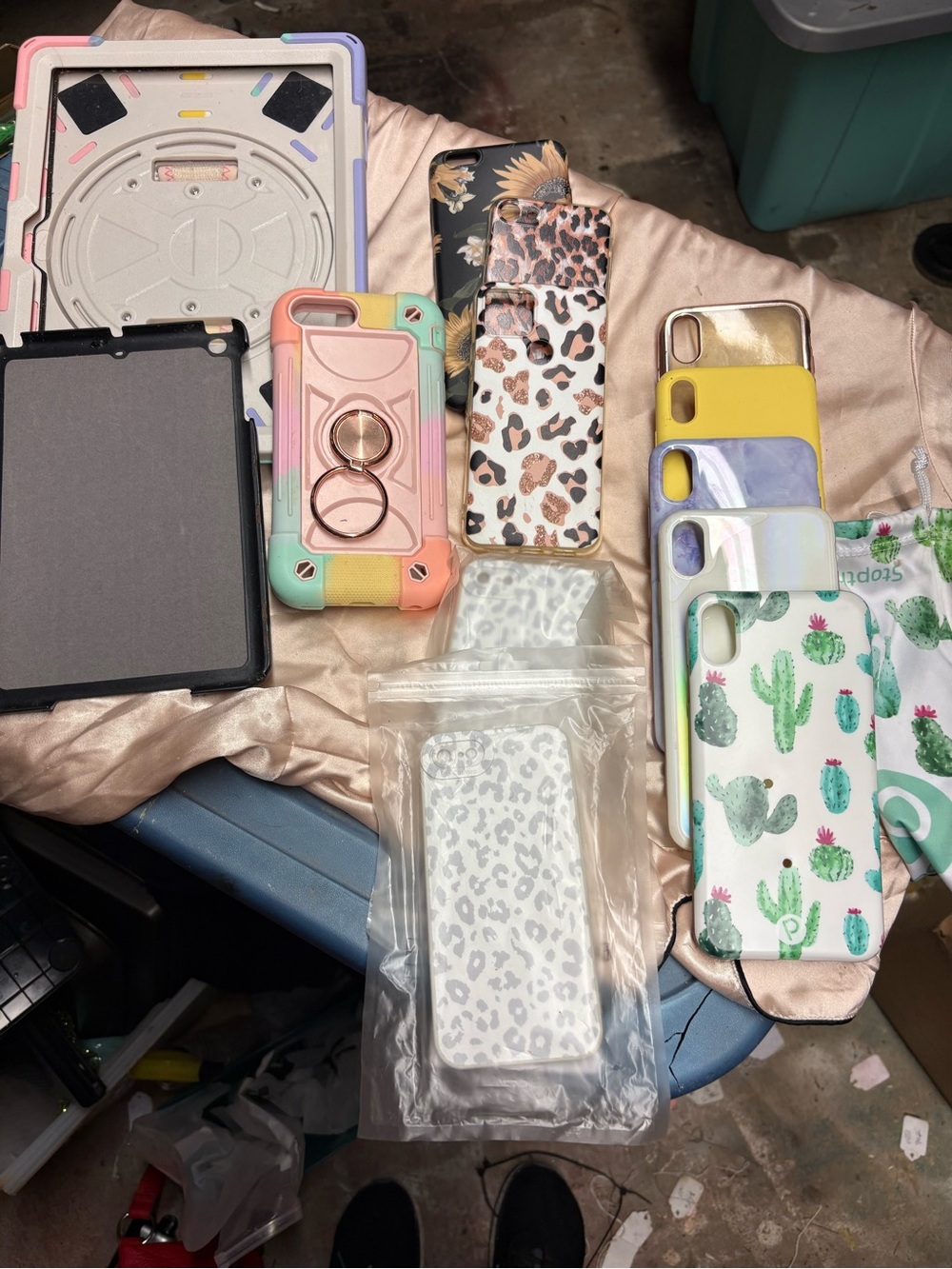 Assorted Floral, Leopard & Cactus Phone Case Bundle - Multi-Color